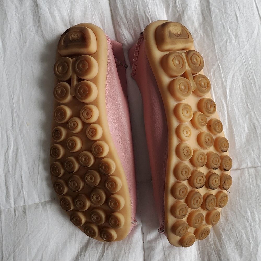 Slip on All Season Pink Moccasin Loafers - Picture 9 of 9